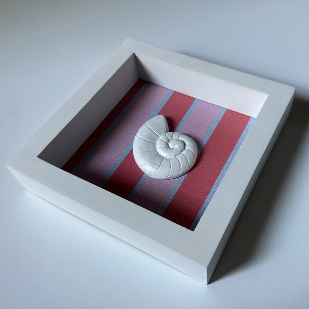 Brand new Seaside Spiral 3D Shell wall Art